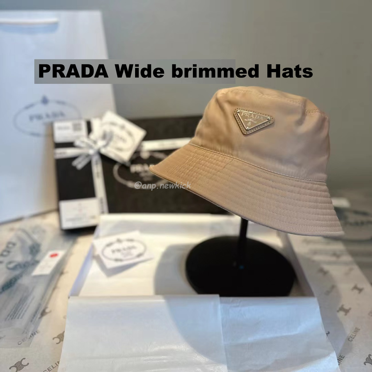 Prada Wide Brimmed Hats (3) - newkick.cc